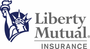 Liberty Mutual Insurance logo with the Statue of Liberty head.