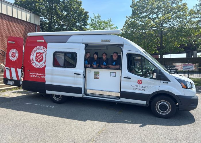 salvation army of albany northeastern insurance prepping meals for delivery in community